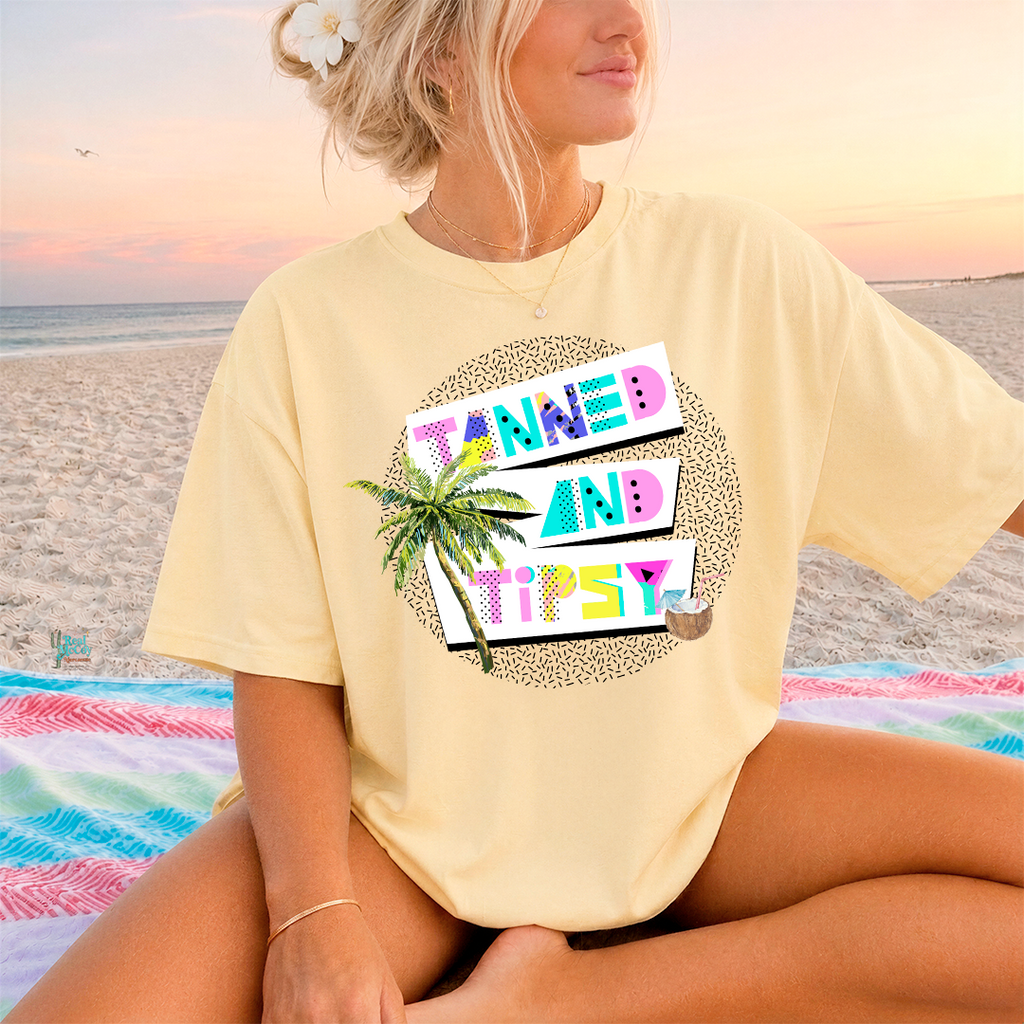 Tanned & Tipsy Tee