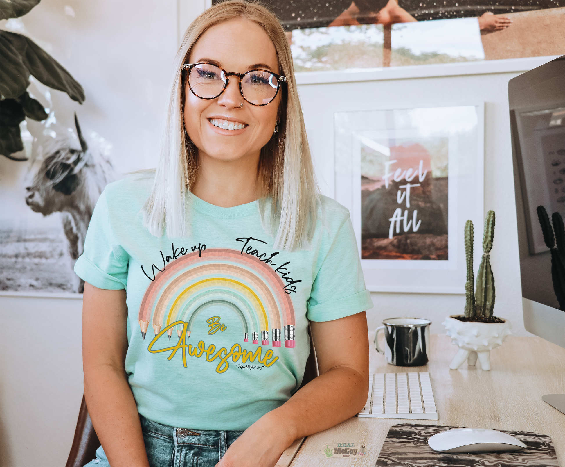 Wake & Teach Tee