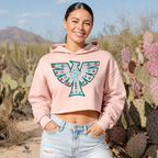Turquoise Phoenix Tees & Crop Hoodie