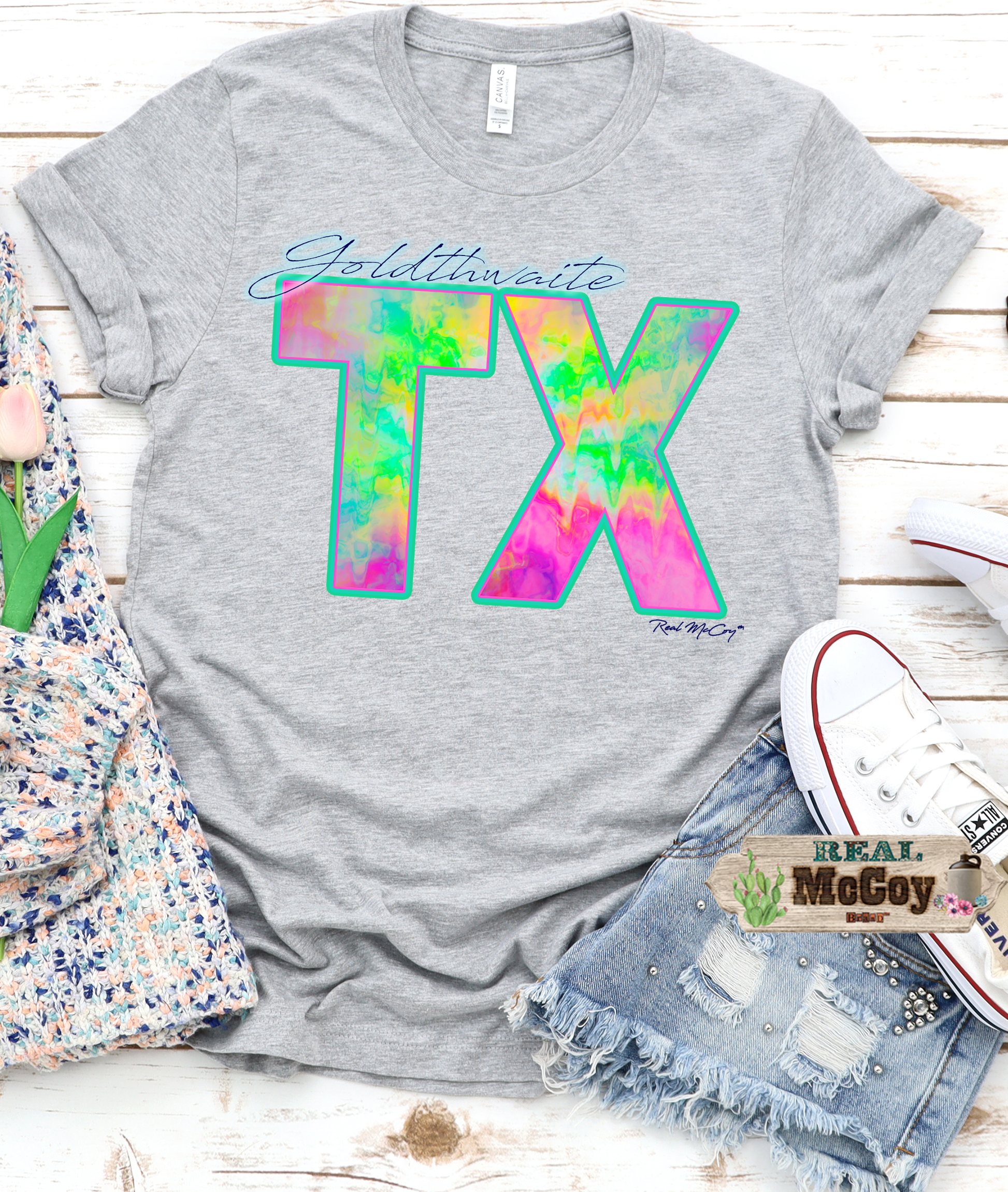 Tie Dye City/State Tee