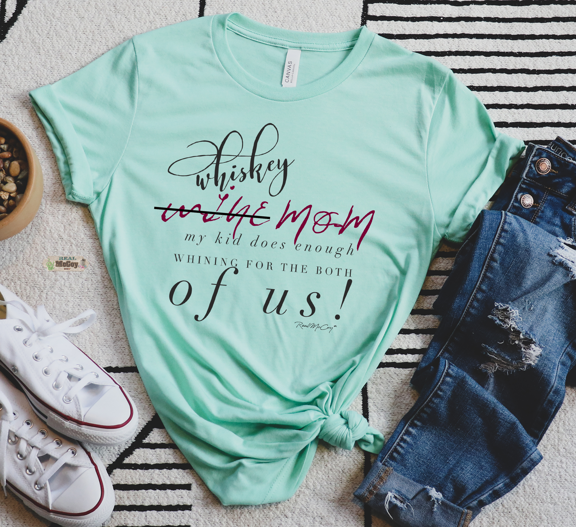 Whiskey Mom Tee