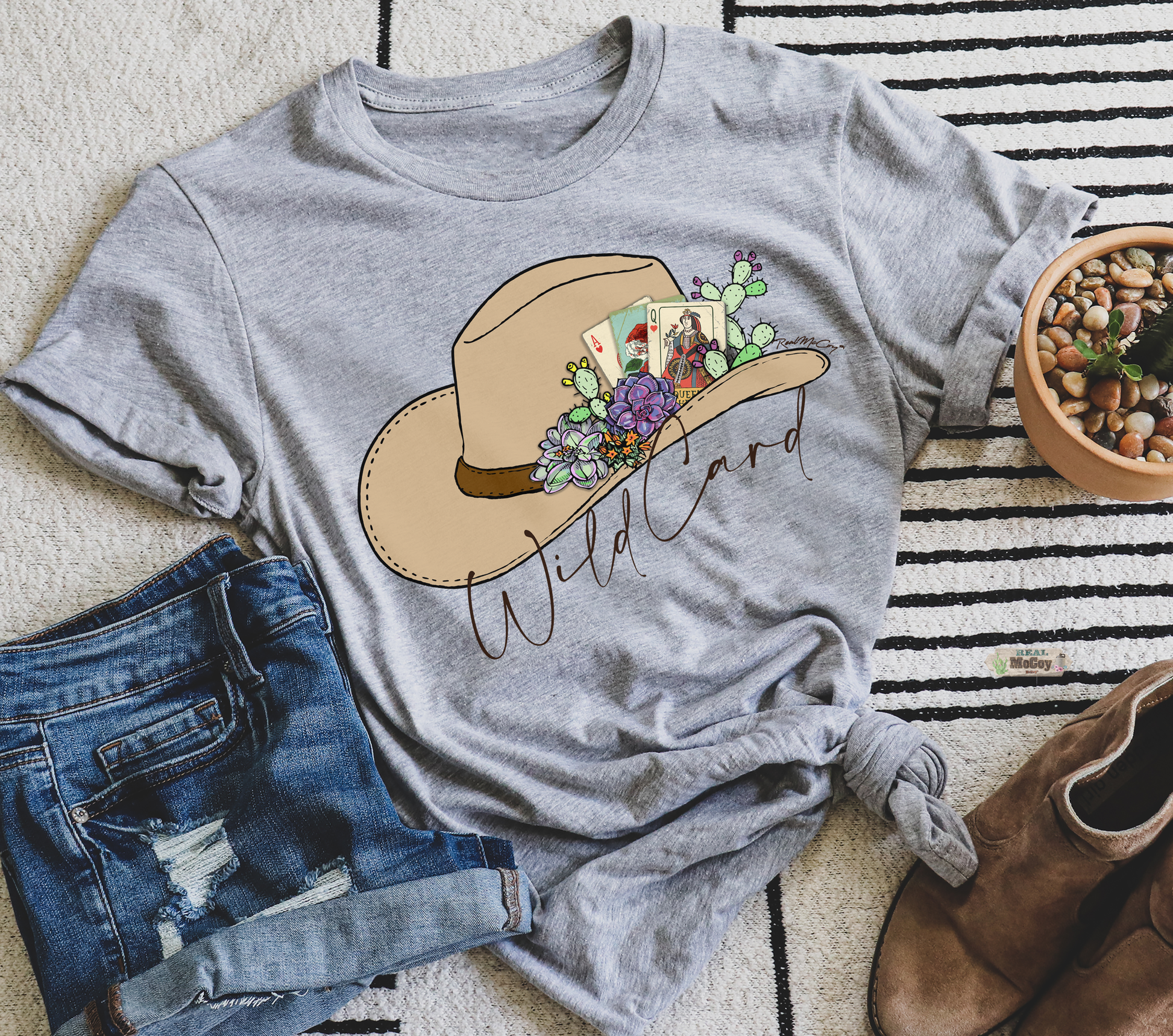 Wild Card Tee (Design & Tee Color Options)