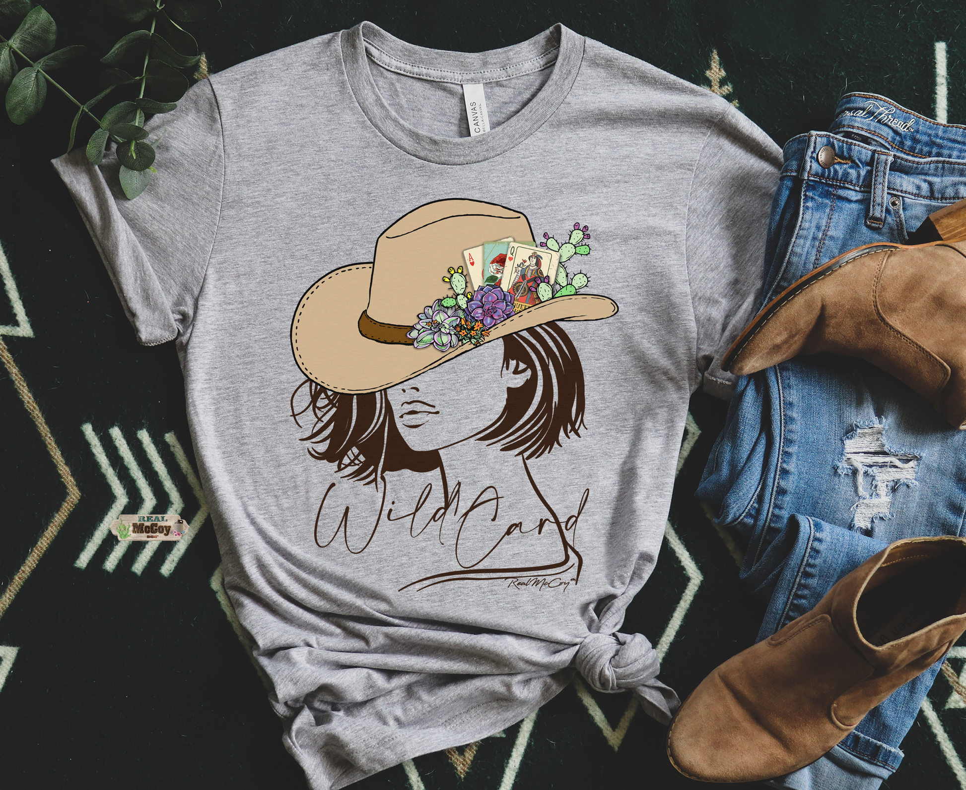 Wild Card Tee (Design & Tee Color Options)