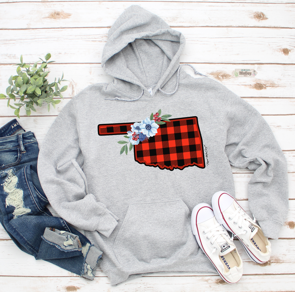 Winter Plaid State Hoodies (Color options)