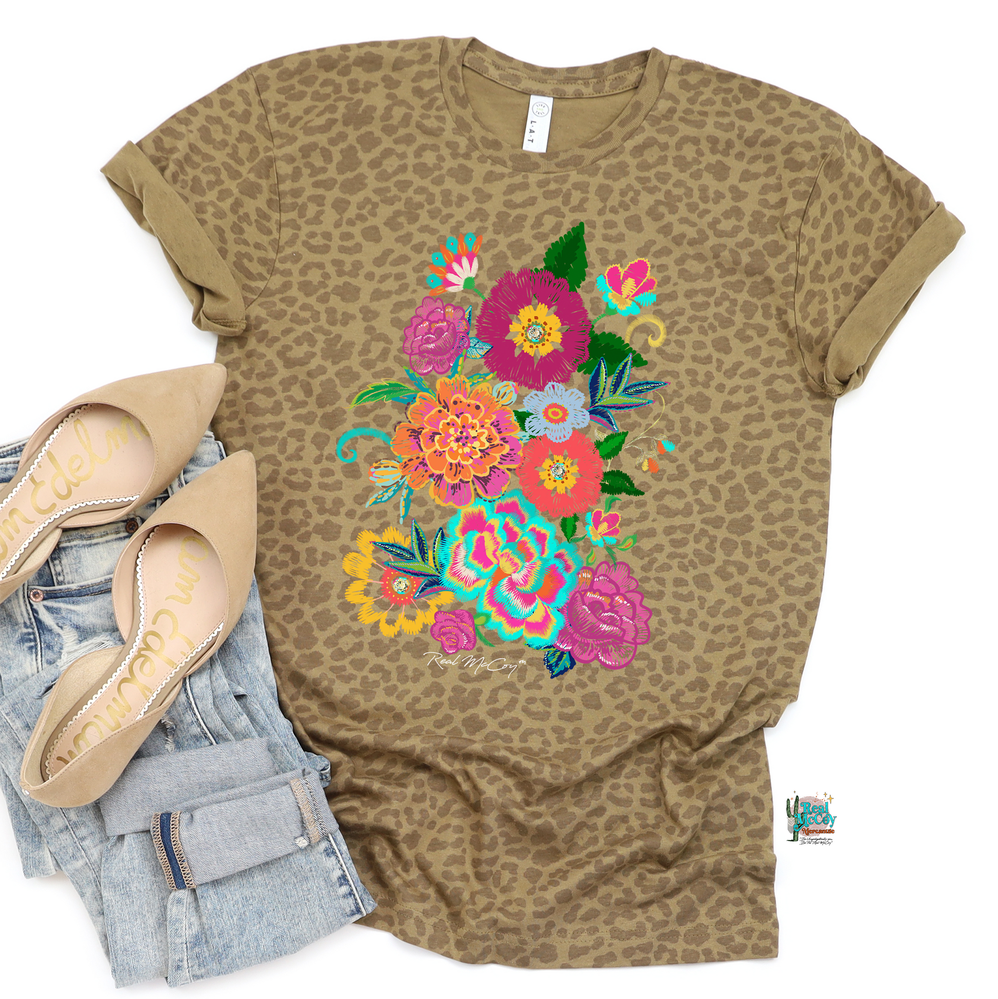 Fiesta Floral Shirt (Color/Style Options)
