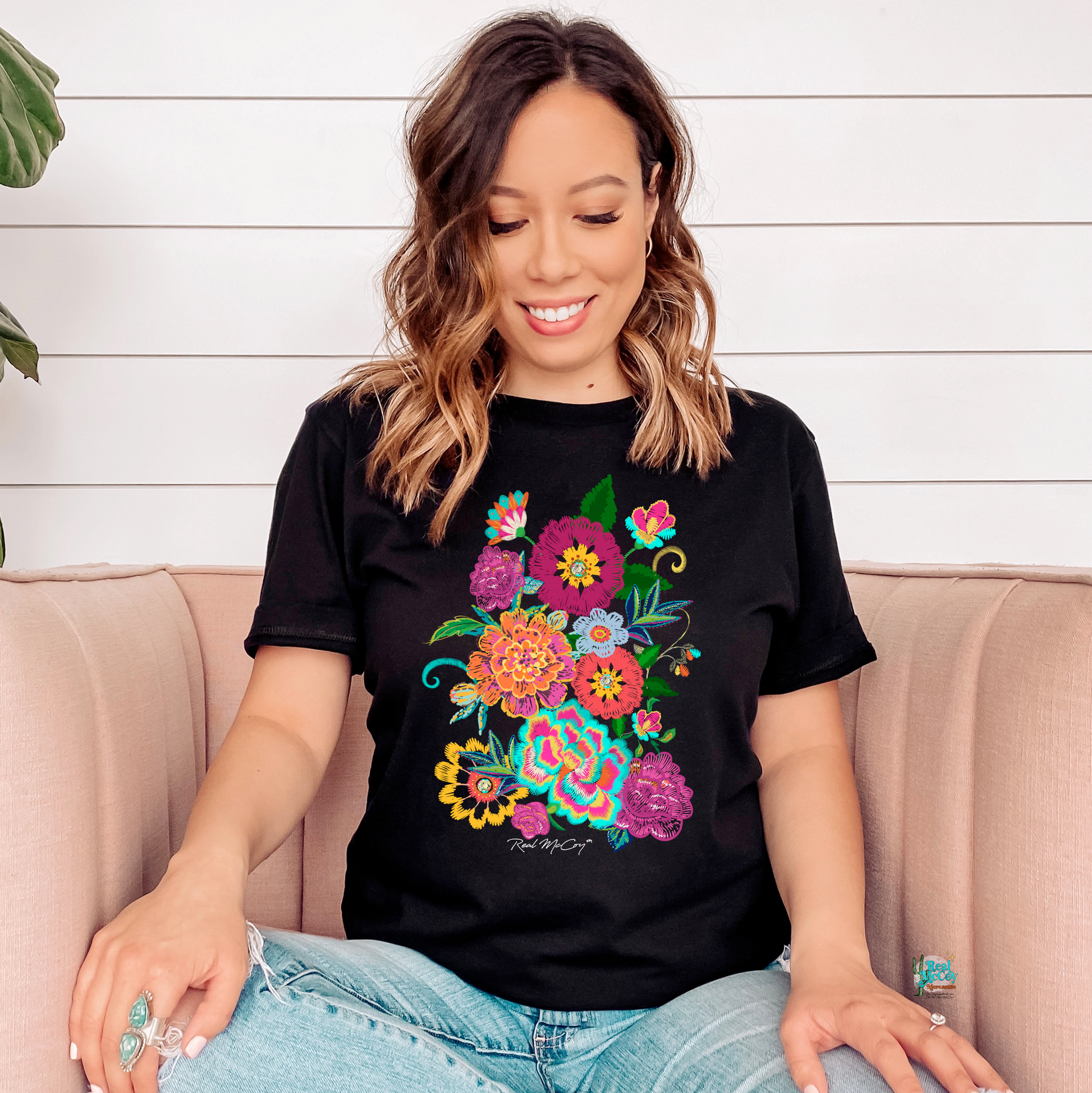 Fiesta Floral Shirt (Color/Style Options)