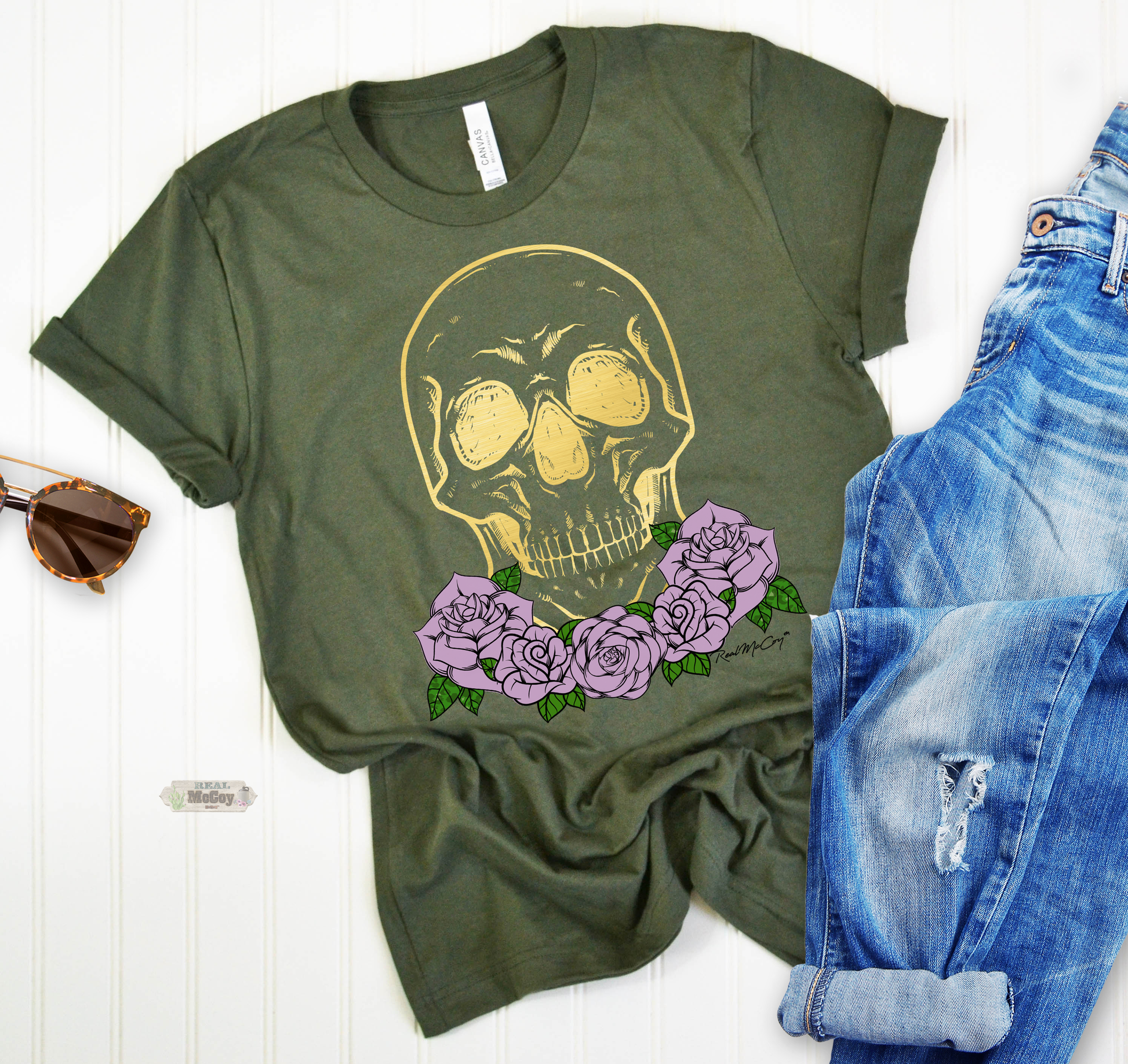 Gold Skull (Long Sleeve & Tee)