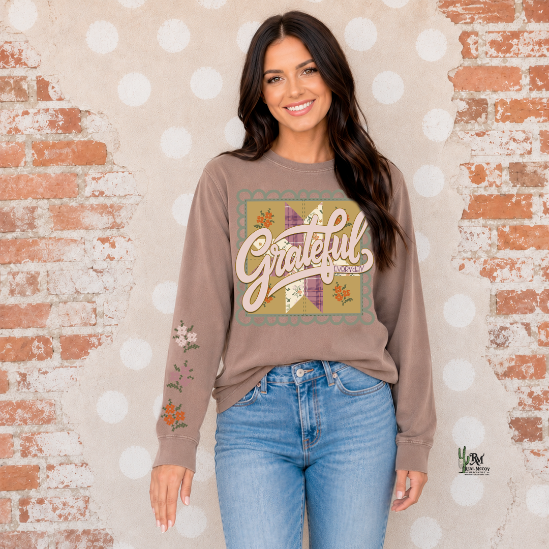 Grateful Everyday Tee & Longsleeve