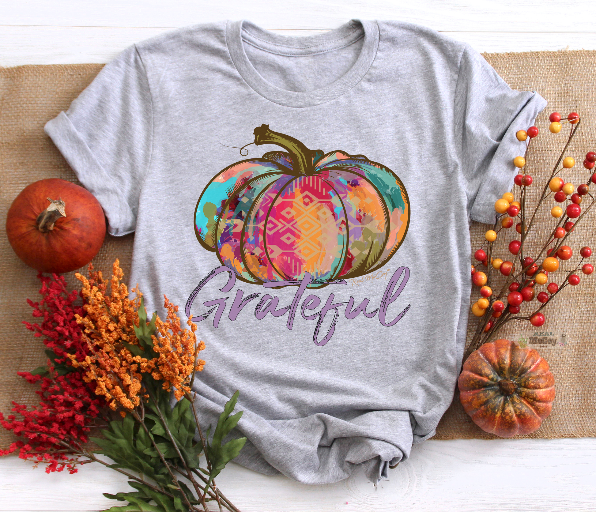 Watercolor Aztec Pumpkin (SEVERAL OPTIONS)