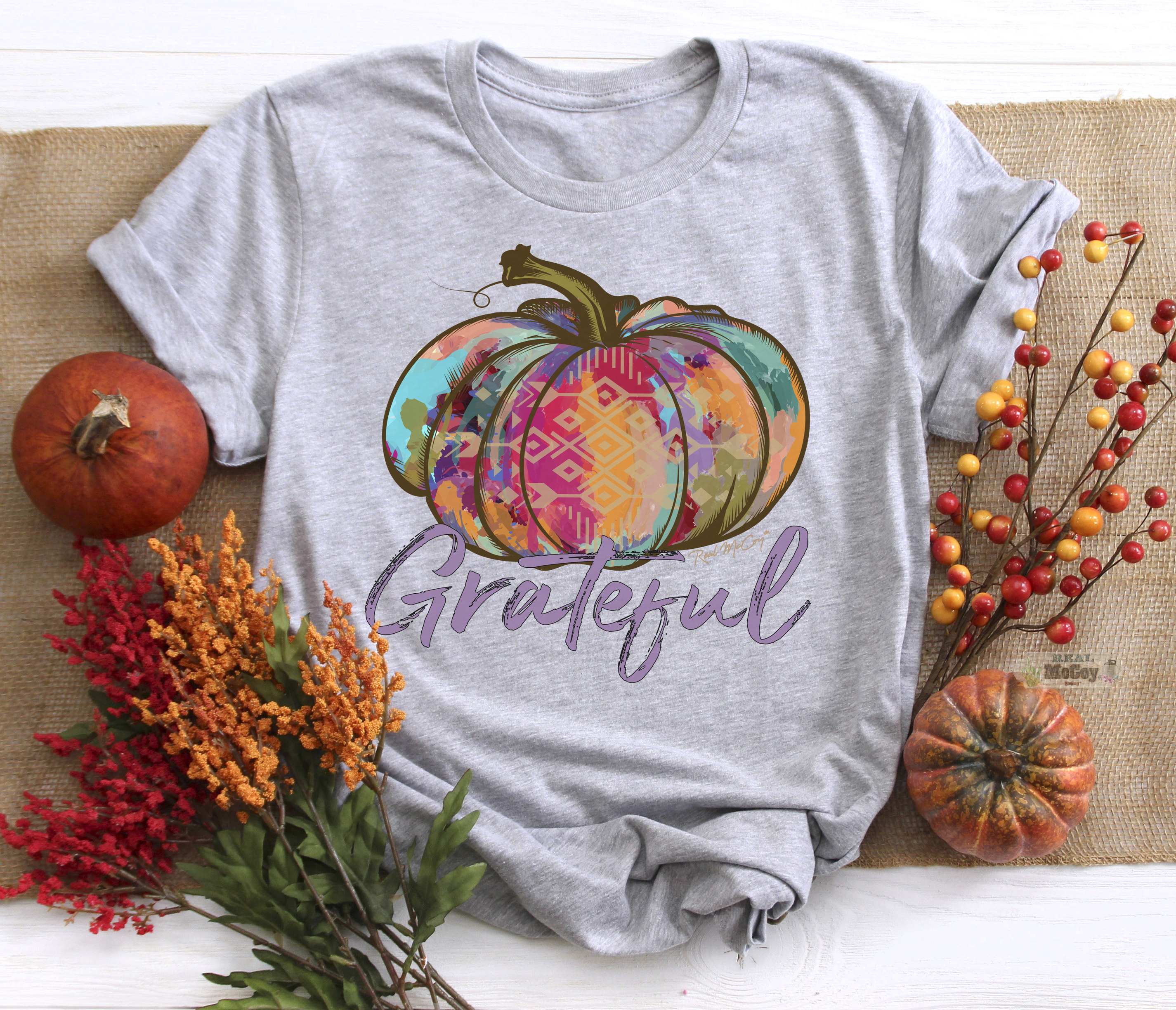 Watercolor Aztec Pumpkin (SEVERAL OPTIONS)