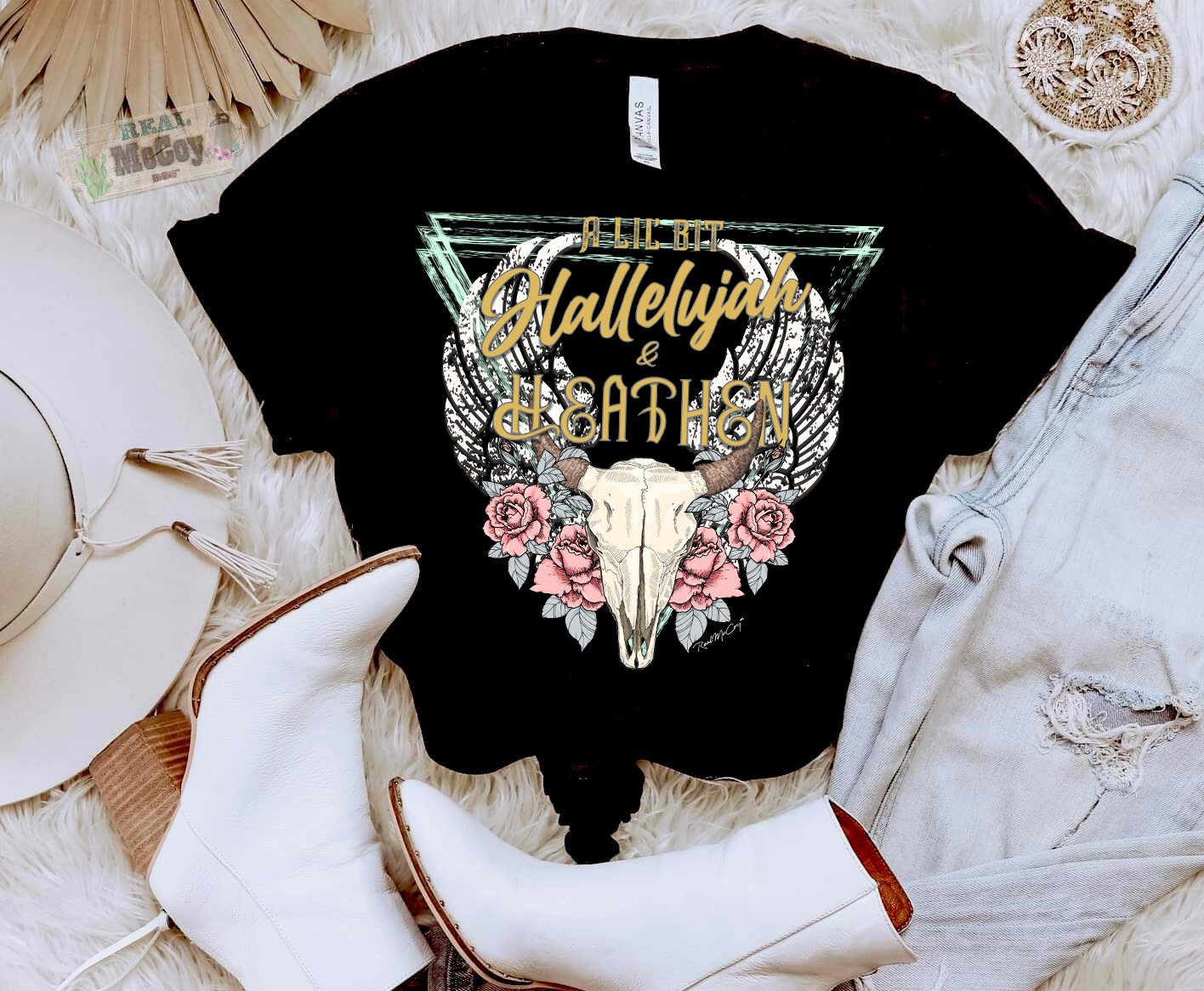 Hallelujah & Heathen Tee
