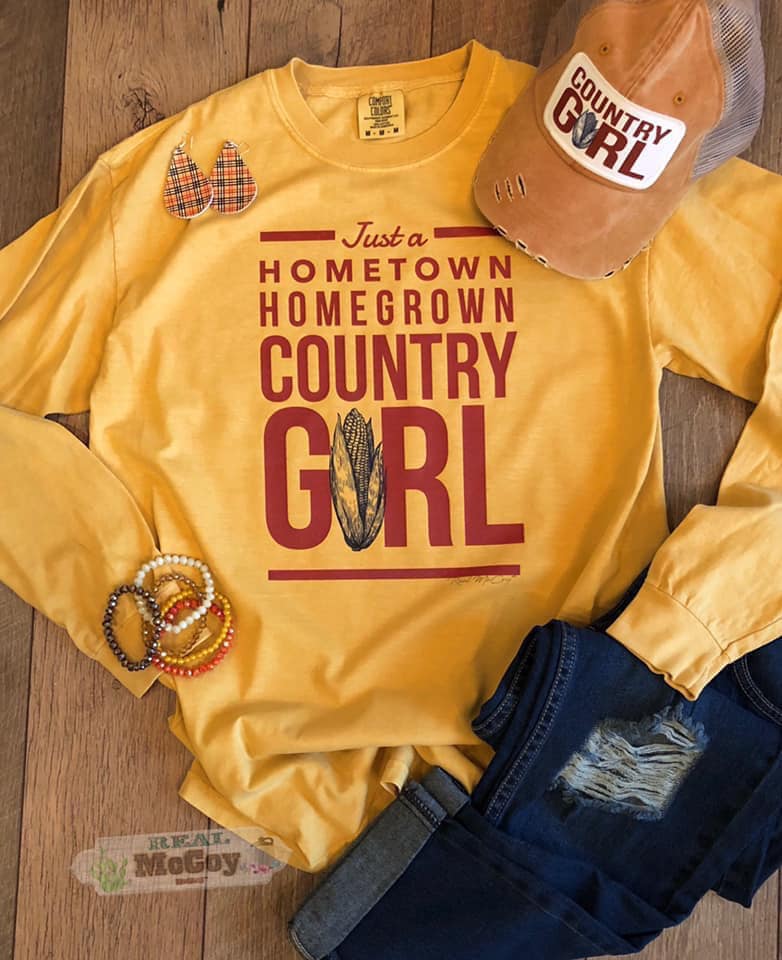 Home Grown Long Sleeve (CROP IS CUSTOMIZABLE)