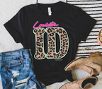 Leopard & Neon State Abbreviation Tee