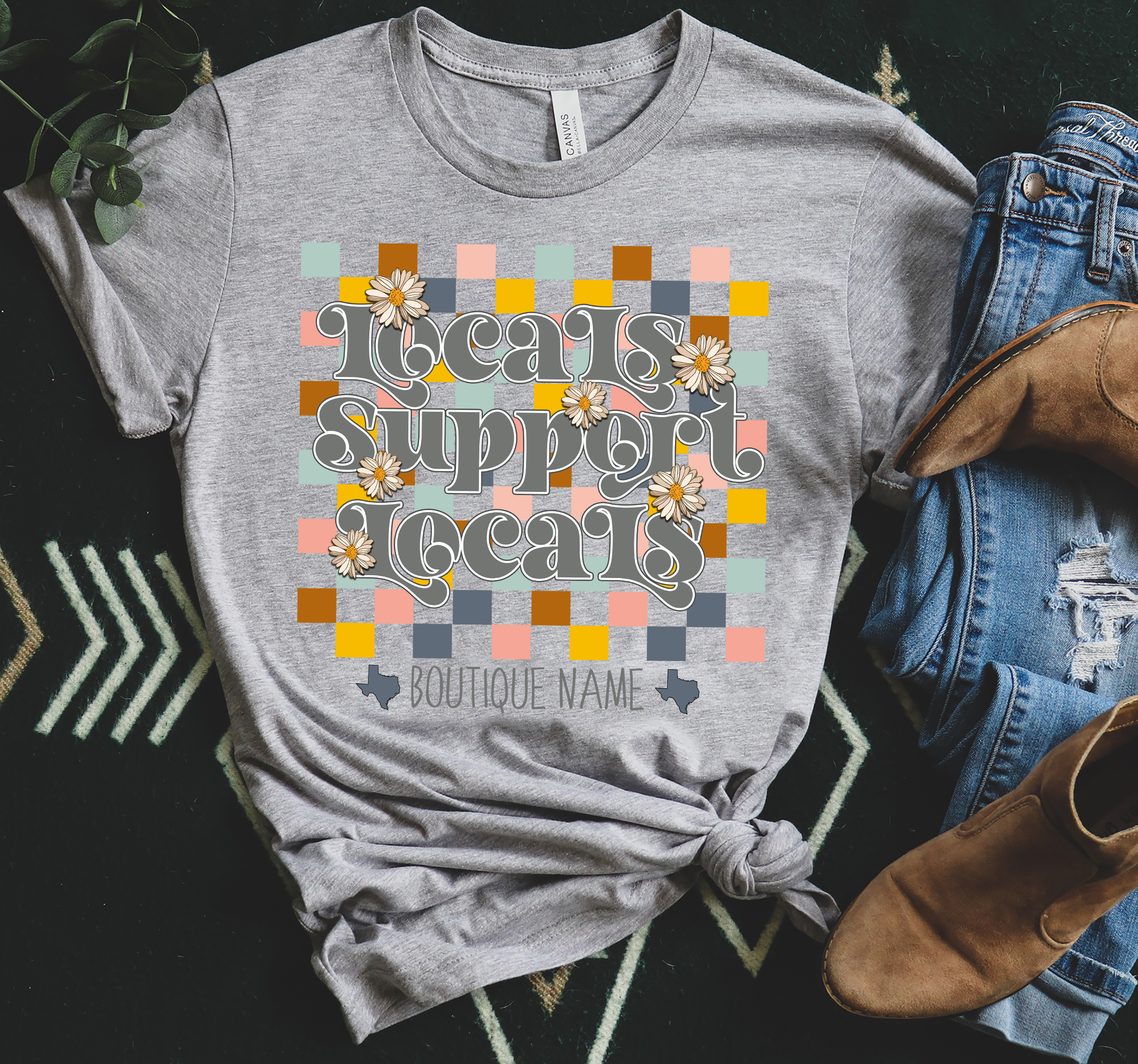 Locals Support Locals Tee