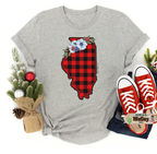 Winter Plaid State Tee