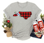Winter Plaid State Tee