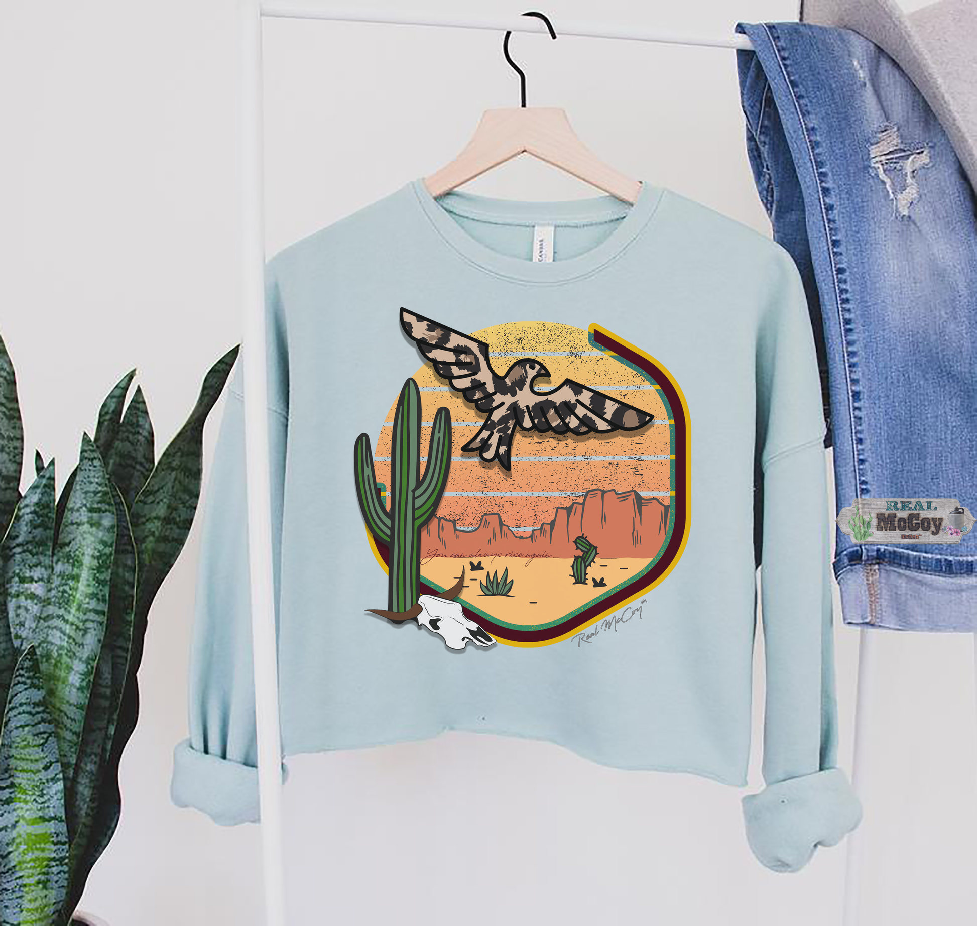 Rise Again CROP TOP Sweatshirt