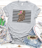 Floral & Stripes State Tee