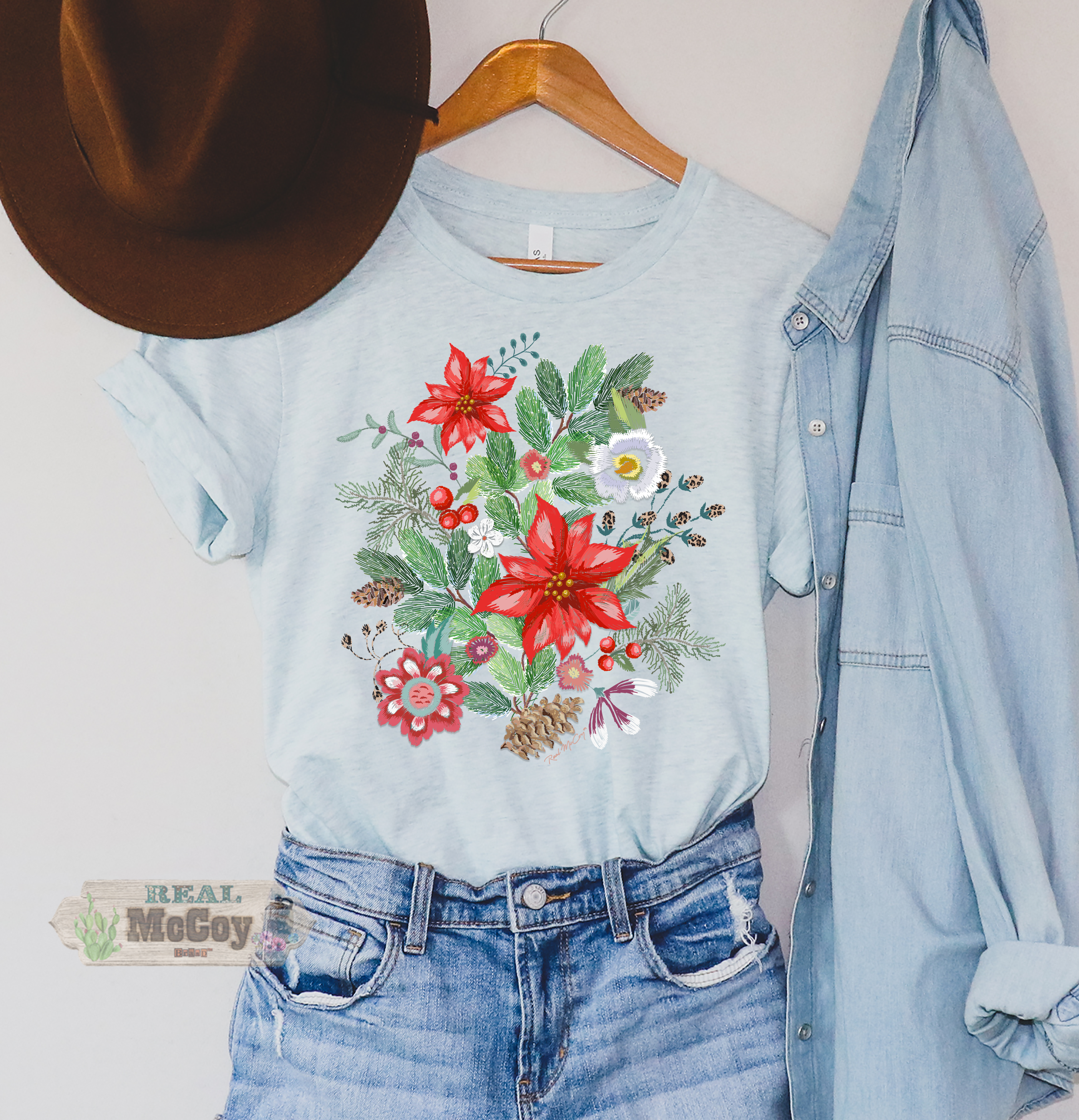 Winter Wonderland Floral Shirt